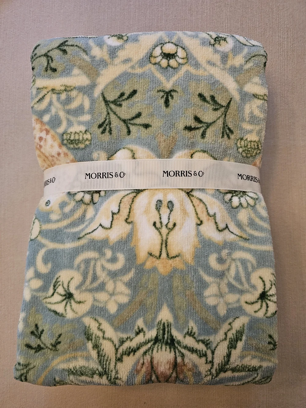 Morris & Co. Blue Floral Hand Towel